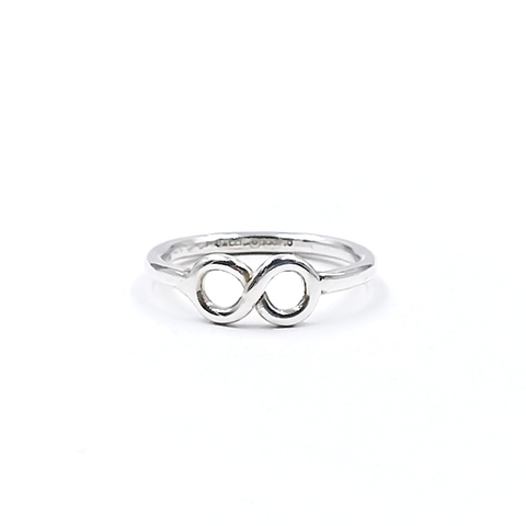 Anillo Infinito En Plata 925 Medida 5 Mod 1538