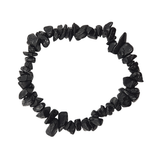 Pulsera Turmalina Negra en Chips. Protección