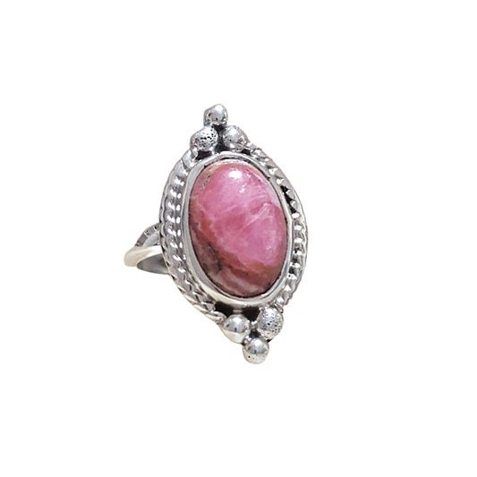 Anillo de Rodocrosita. Plata 925 Mod. 336