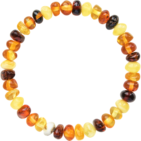 Pulsera Ámbar Báltico para Adulto. Certificado Aut. - Caleidoscopio