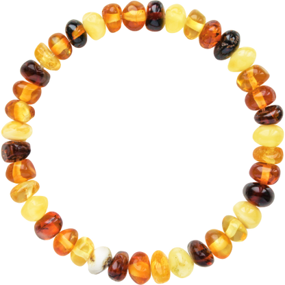 Pulsera Ámbar Báltico para Adulto. Certificado Aut. - Caleidoscopio