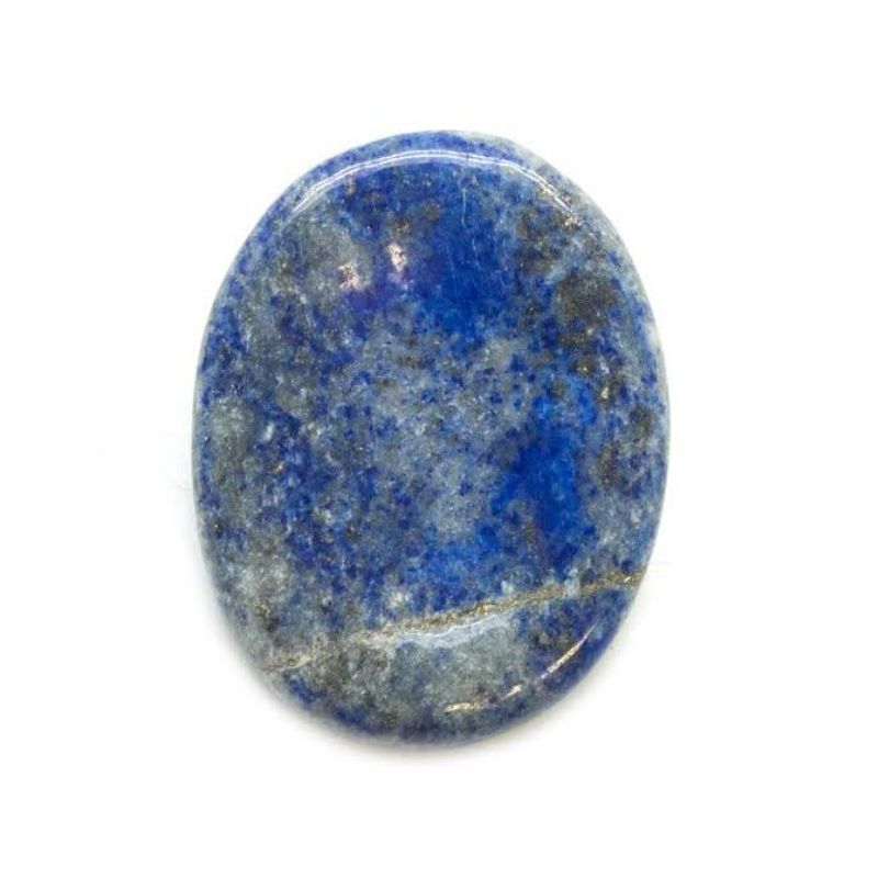 Lapislázuli "Worry Stone" 3.5 - 4 cm  x  2.8 - 3 cm - Caleidoscopio