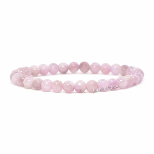 Pulsera de Morganita Rosa de 6 mm Vibración del amor - Caleidoscopio