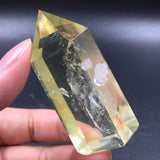 Punta Generador de Cuarzo Citrino Natural  59 g 5.7 cm altura - Caleidoscopio