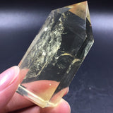 Punta Generador de Cuarzo Citrino Natural  59 g 5.7 cm altura - Caleidoscopio