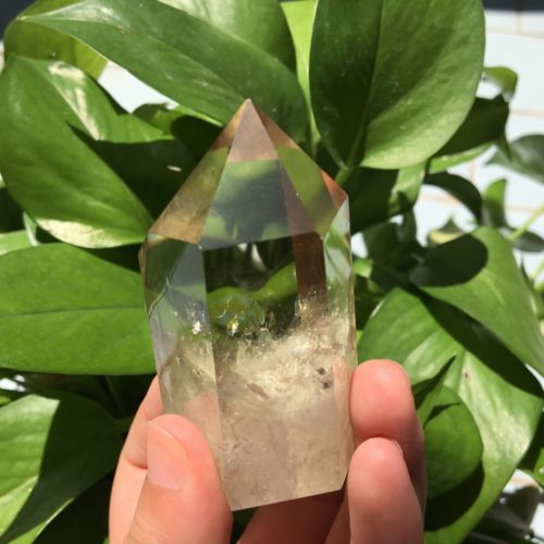 Punta Generador de Cuarzo Citrino Natural 119 gr 6.8 x 3.6 x 3 cm - Caleidoscopio