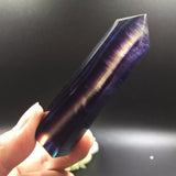 Fluorita Natural Vara 68.3 gr 8 cm Sanación Aprendizaje Organización - Caleidoscopio