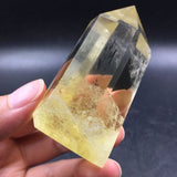 Punta Generador de Cuarzo Citrino Natural 103 gr 7.1 x 3.4 x 3.4 cm - Caleidoscopio