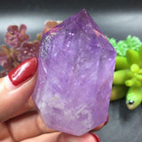 Punta Generador Natural Amatista 73 - 77 gr 5.4 cm - Caleidoscopio